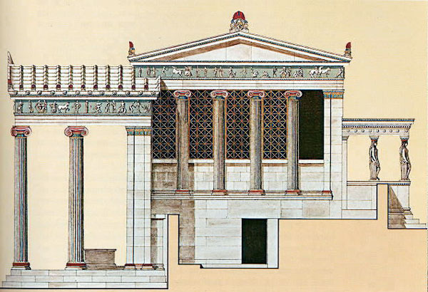 erechtheion section