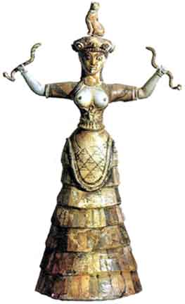 Snake Goddess (article), Minoan